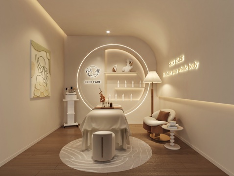 美容院包间   美容院SPA  美容院设计su模型