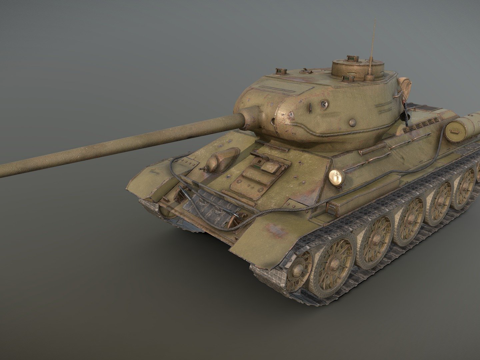  T34 无畏3d模型 