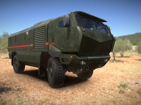  卡玛斯 台风 水牛 PBR3d模型 