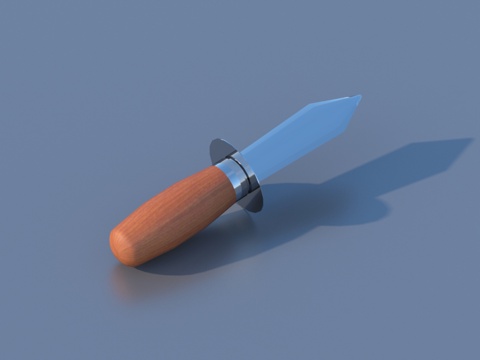 匕首 刀 战斗飞刀 水果刀3d模型 