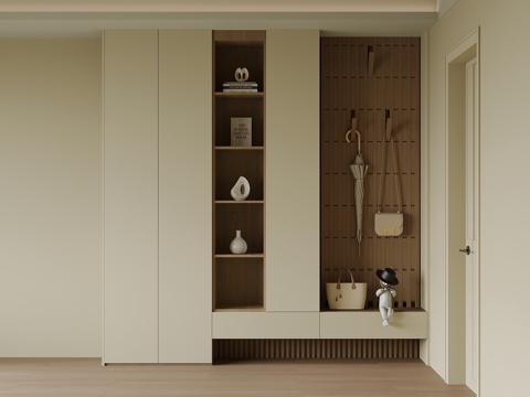  现代鞋柜 玄关柜3d模型 