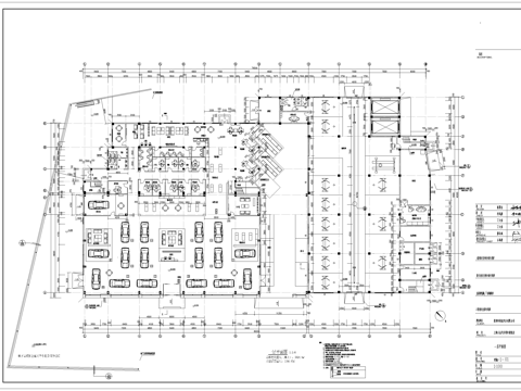 大众汽车4S店专卖店 最新全套施工图设计cad施工图