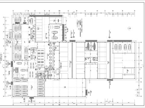 宝马汽车4S店专卖店 最新全套施工图设计cad施工图
