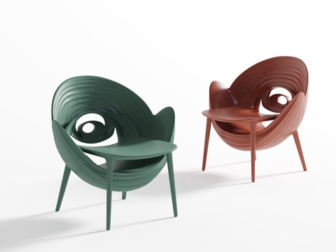  现代休闲椅3d模型 