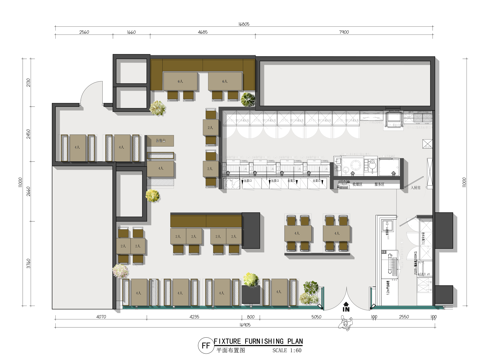 李小太烧烤串殿木屋烧烤二把手烧烤cad施工图