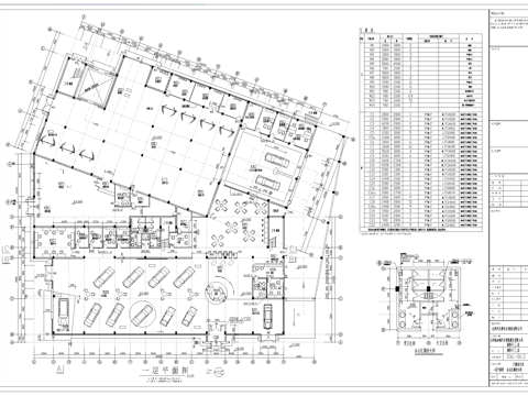 福特汽车4S店专卖店 最新全套施工图设计cad施工图