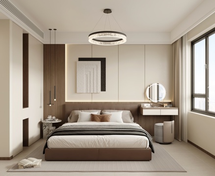  现代卧室 衣柜 衣帽间3d模型 