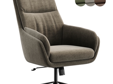  现代单椅3d模型 