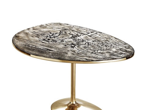 现代轻奢边几角几su模型