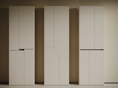  现代储物柜3d模型 