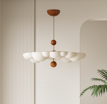 法式中古吊灯 纸吊灯 客厅吊灯 餐厅吊灯 吧台吊灯 艺术吊灯su模型