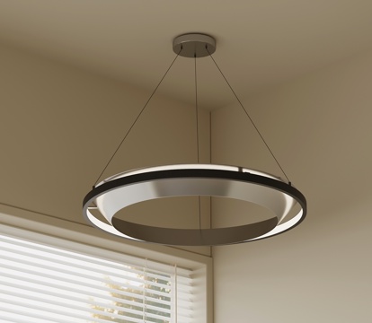 现代意式吊灯 金属吊灯su模型