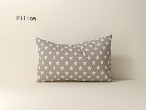  现代星星抱枕3d模型 