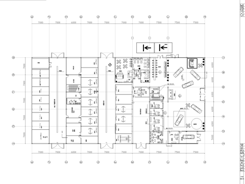 比亚迪汽车4S店专卖店 最新全套施工图设计cad施工图