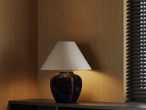 中古风台灯su模型