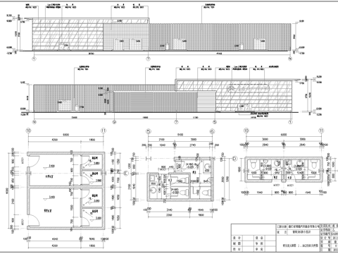 东风汽车4S专卖店 最新全套施工图设计cad施工图