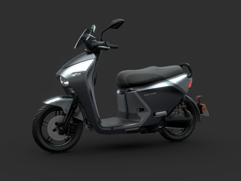  雅马哈EC05 ABS电动滑板车3d模型 