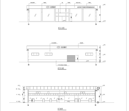 现代汽车4S专卖店 最新全套施工图设计cad施工图cad施工图
