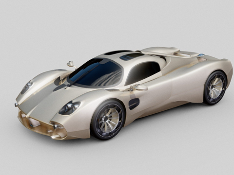  帕加尼乌托邦3d模型 