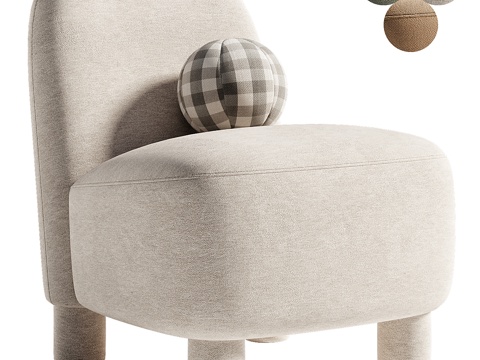  扶手椅免费3d模型 