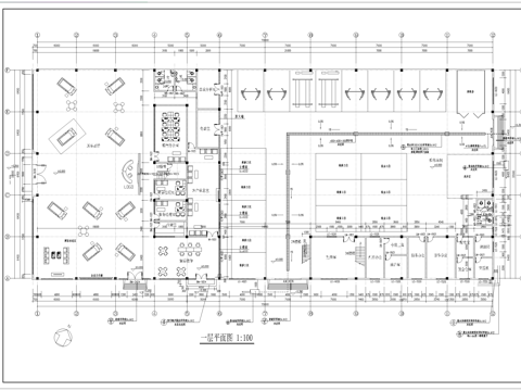 五菱汽车4S店专卖店 最新全套施工图设计cad施工图