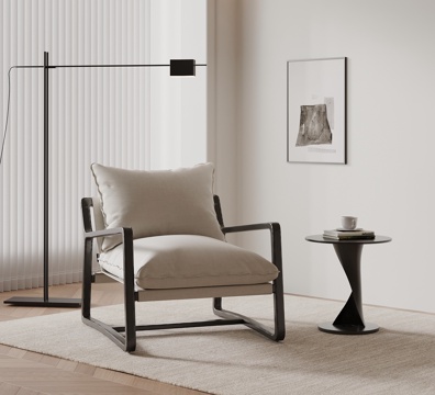 现代休闲椅 沙发椅su模型