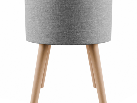  北欧简约凳子 凳子 简约矮凳 沙发矮凳 木质矮凳3d模型 