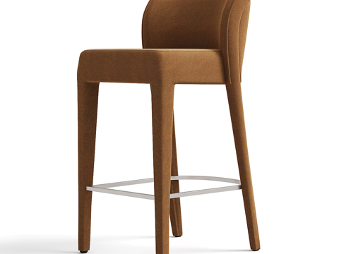  现代简约吧台椅子 椅子 简约吧凳3d模型 