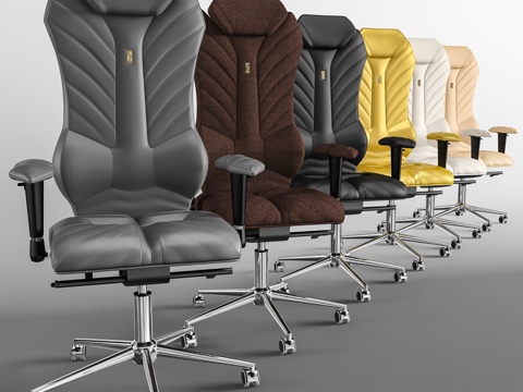  现代办公椅老板椅组合3d模型 