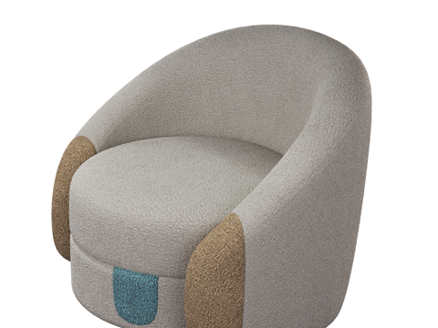  现代简约单人沙发 单人沙发 简约沙发 休闲沙发 客厅沙发3d模型 