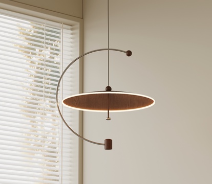 中古风吊灯 餐厅吊灯su模型