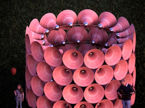 现代艺术装置 景观互动装置 空间装置 艺术构筑物 雕塑su模型