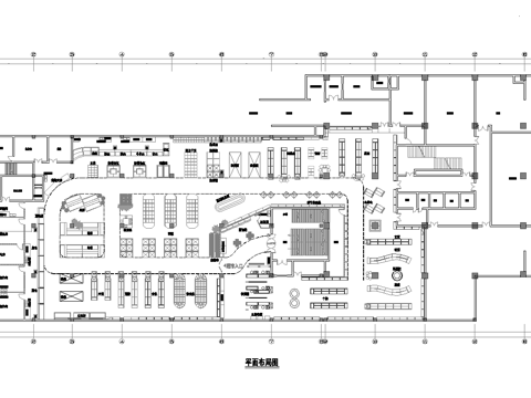2500平生鲜连锁超市 便利店 零食店 最新全套施工图设计cad施工图