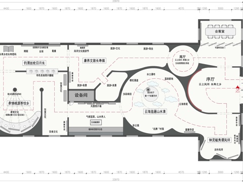 文化展厅 最新全套施工图设计cad施工图