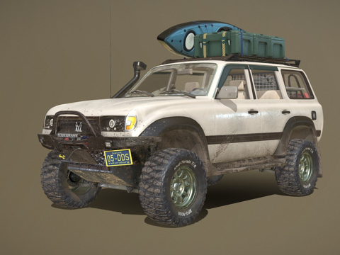  陆地探索者3d模型 