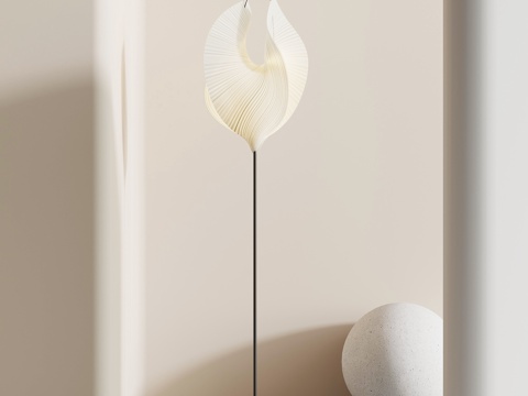 现代落地灯su模型