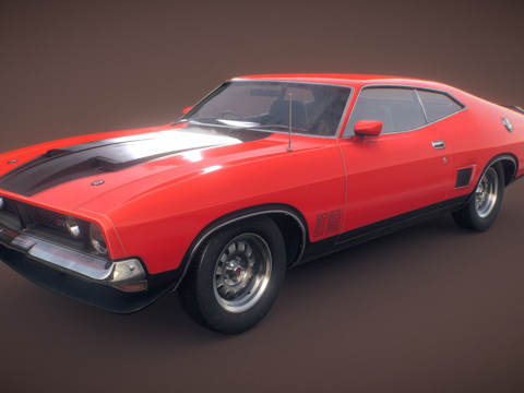  福特猎鹰XB硬顶GT3513d模型 