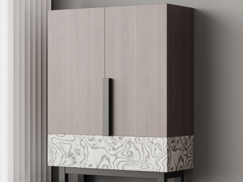 现代意式玄关柜su模型