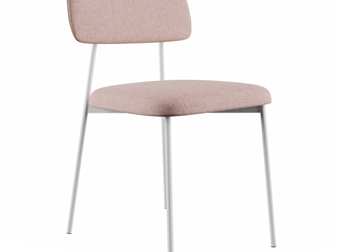  现代简约单人椅子 椅子 简约椅子 休闲椅子 餐厅椅子3d模型 