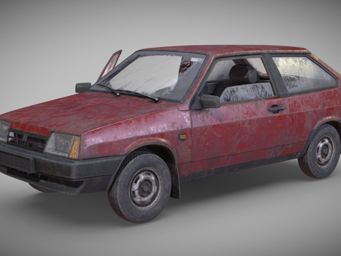  拉达萨马拉21083d模型 