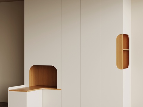  现代衣柜su模型 