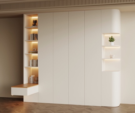  现代衣柜3d模型 