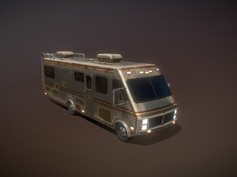  绝命毒师房车3d模型 