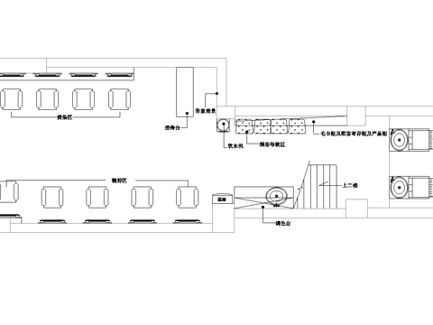 理发店 最新全套施工图设计cad施工图