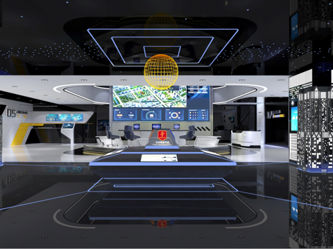 科技展厅 最新全套施工图设计cad施工图