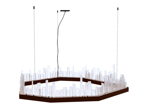 吊灯 水晶吊灯 金属吊灯 装饰灯具su模型