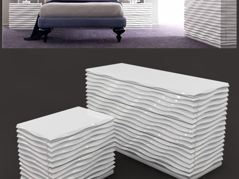  现代装饰柜 装饰柜3d模型 