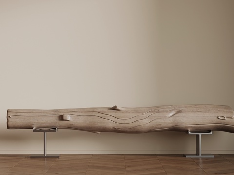  新中式换鞋凳 沙发凳3d模型 