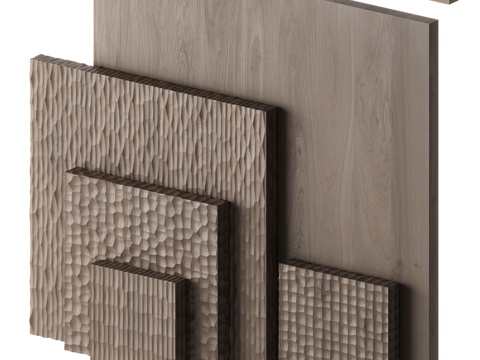  木纹纹理套装0543d模型 