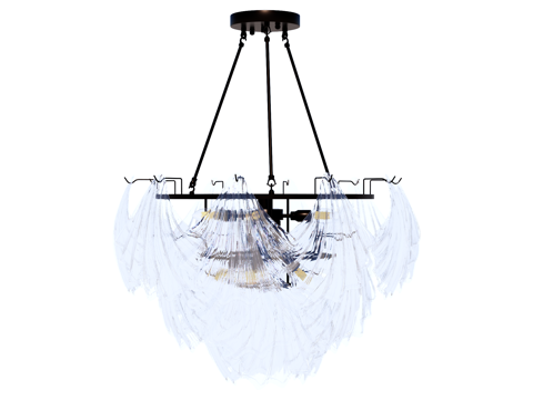 吊灯 水晶吊灯 金属吊灯 装饰灯具su模型